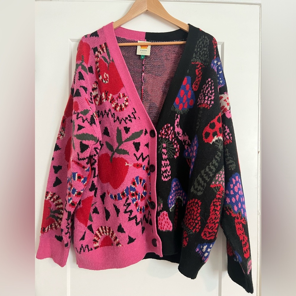 FARM Rio Mixed Snake Cardigan